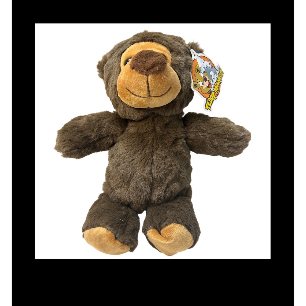 Teddy Mountain Romeo the Bear 8 Inch Brown Plush Stuffed Animal NWT 0354